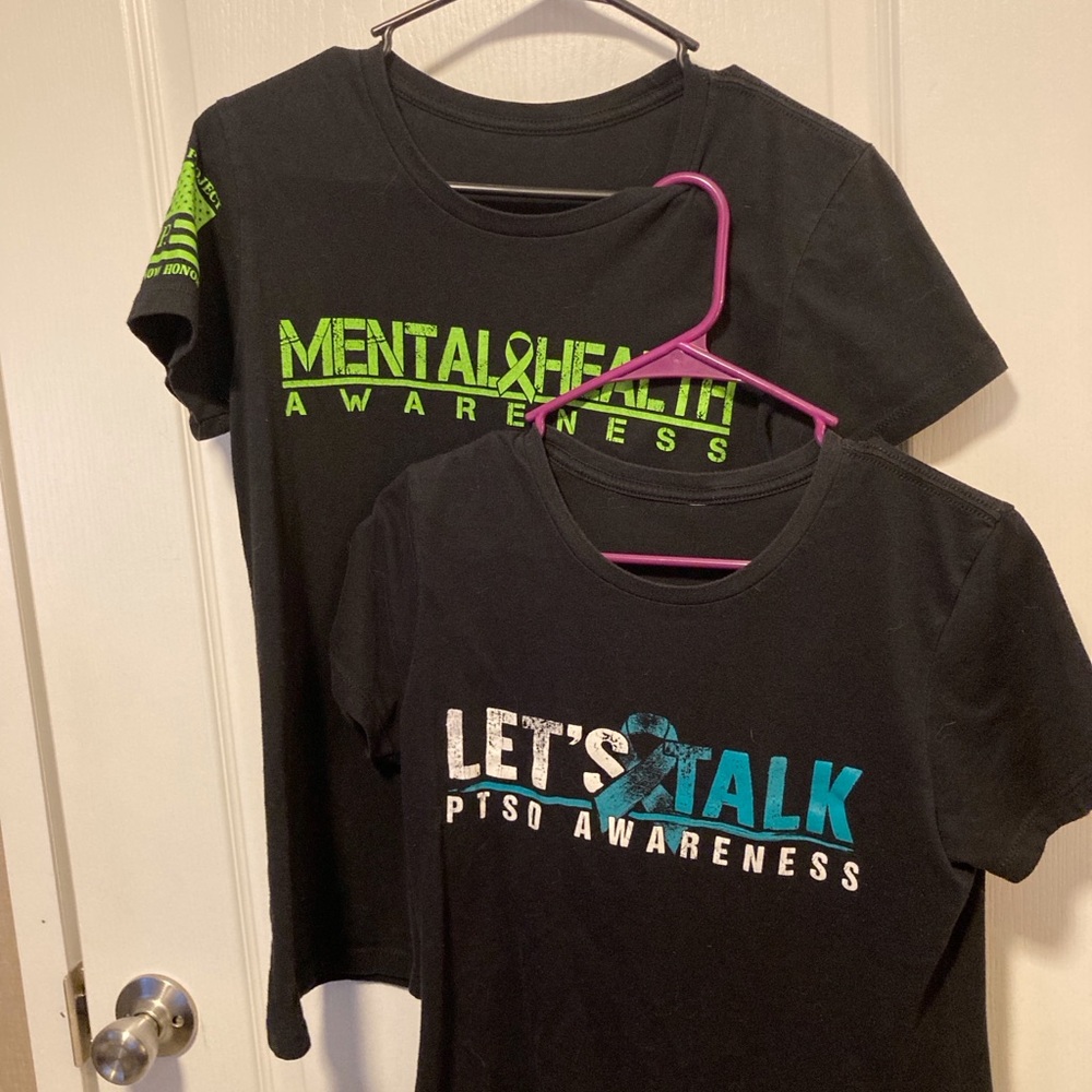 2 pack mental health awareness shirts